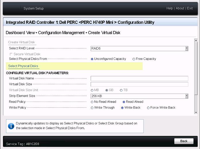 Dell EMC configuration utility